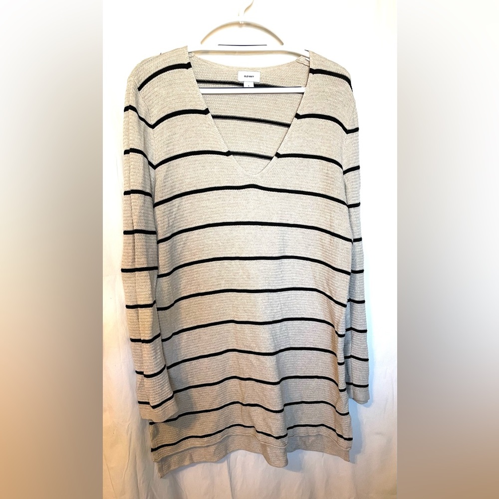 Womens Long sleeve sweater/dress - Large